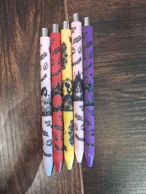 5 Disney Princess Pen Set